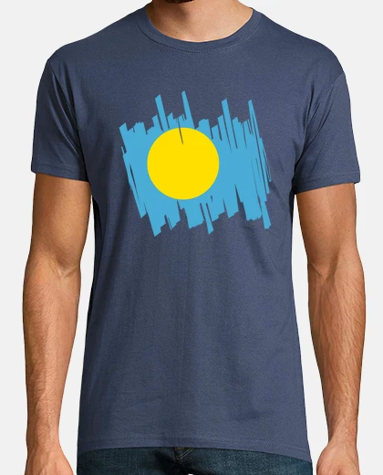 T-shirt palau bandiera