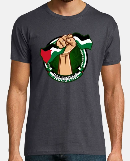 T-shirt palestine. fist