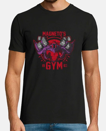 T-shirt palestra di magneto