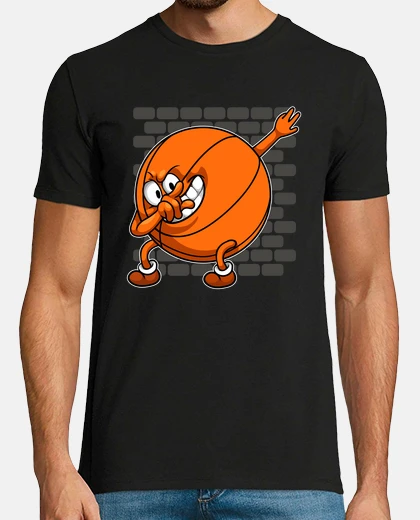 T-shirt palla basket palla da basket danza dab divertimento sport dabbing