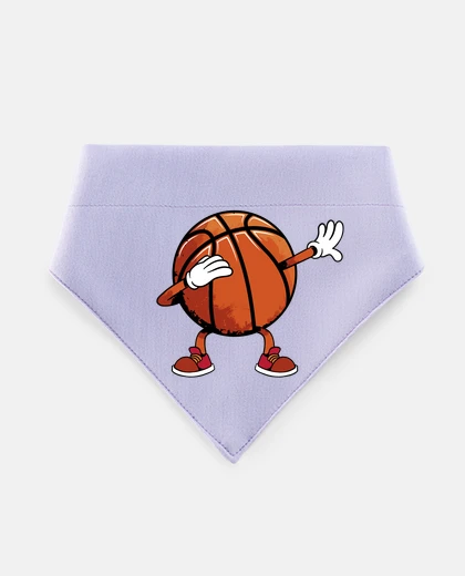 Mascotas palla da basket style cartone animato