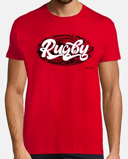 T-shirt palla il rugby maori rugbyway