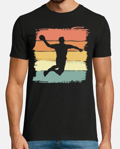 T-shirt pallamano retrò vintage per pallamano
