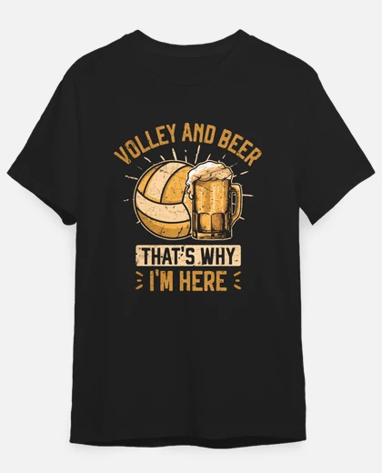 Maglietta Pallavolo Divertente Con Slogan Birra - Regalo Per Uomo E Donna, Appassionati Di Volley - Foto 4