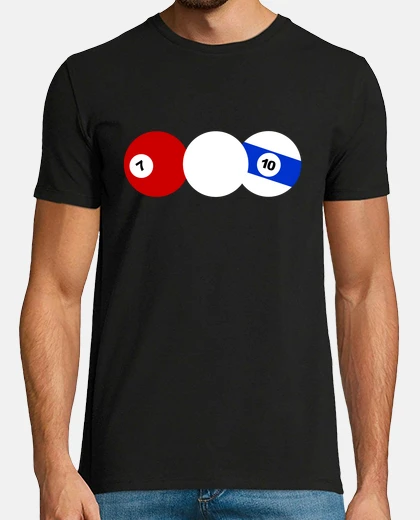 T-shirt palle da biliardo 4