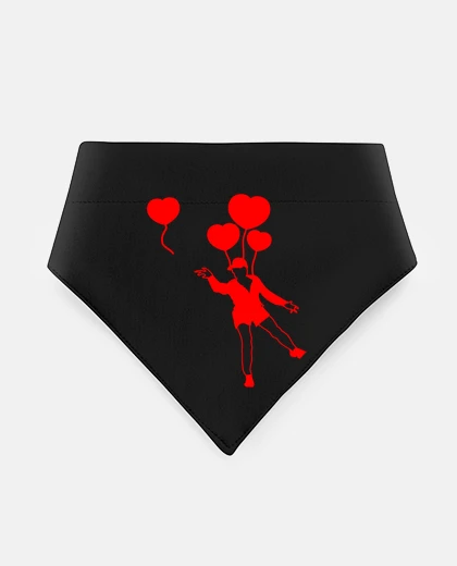 Mascotas palloncini di cuori volanti