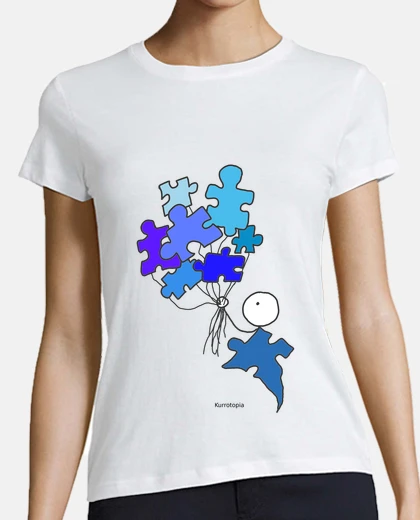 T-shirt pallone di autismo