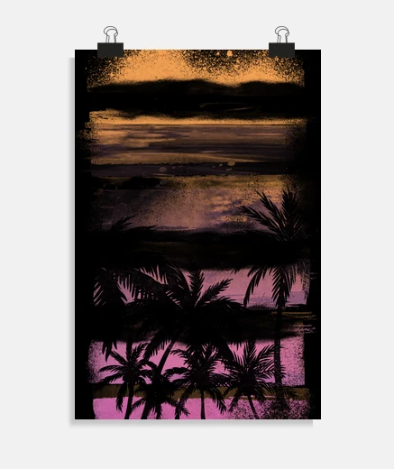 Poster palme da spiaggia 2