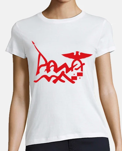 T-shirt pan ama il testo dello scudo dlei t-t-s