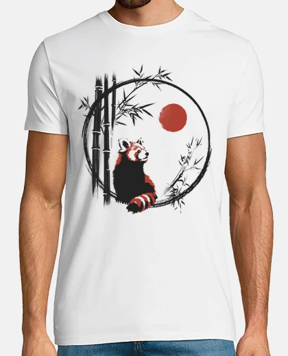 T-shirt pan da rosso sotto il sole