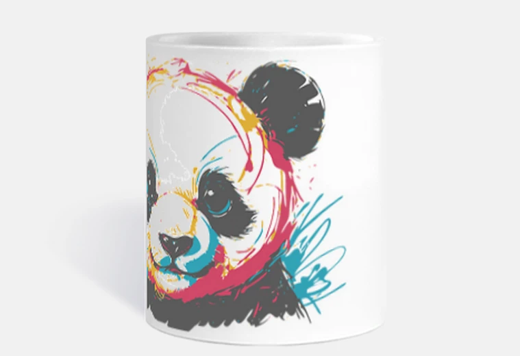 Cup Panda Art