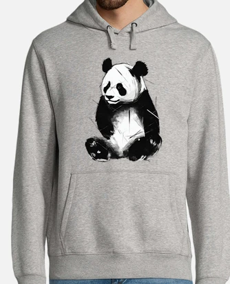 panda bear in abstract art