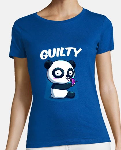 T-shirt panda colpevole