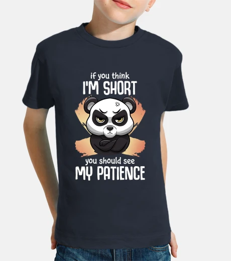Ropa panda corto impaciente