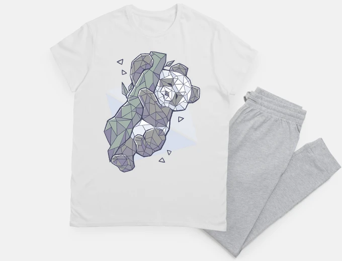 Pigiama panda di carta