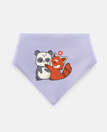 Mascotas panda et renard calins bébé mignon romantique  toutou minou 
