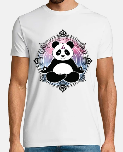 Camiseta Panda funny Yoga pose