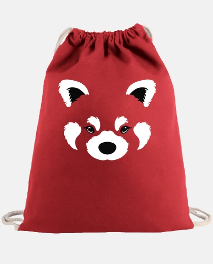 Bolsa panda rojo