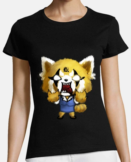 Tee-shirt panda rouge en métal