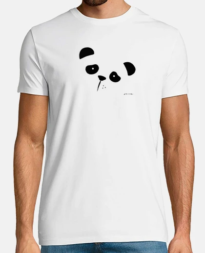 T-shirt panda sad