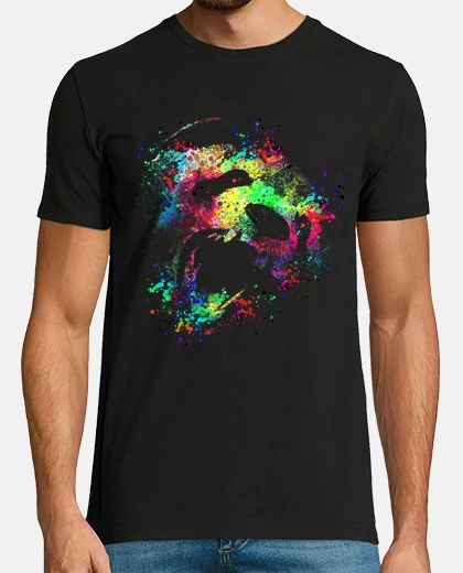 T-shirt panda technicolor