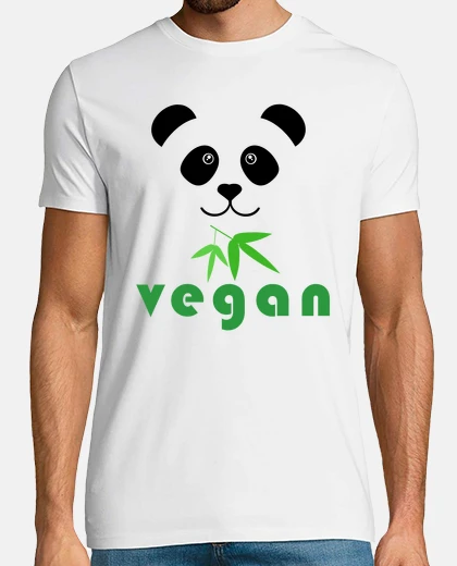 Tee-shirt panda végétalien 1