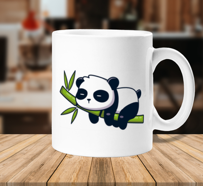 Cesta regalo Navidad con taza Panda