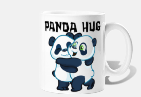 panda hug