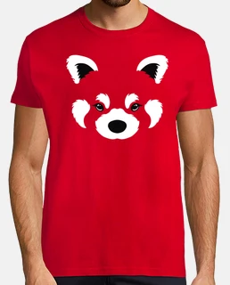 Camiseta panda rojo