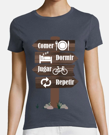 Playera Panel Informativo Bici Blanco 1