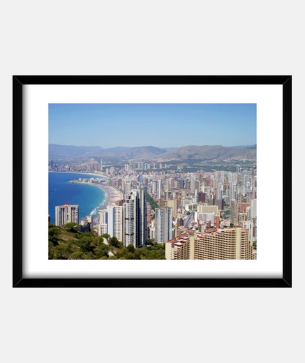 Quadro panoramiche di benidorm
