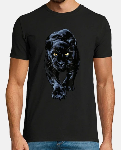 T-shirt pantera che cammina per gli amanti anim