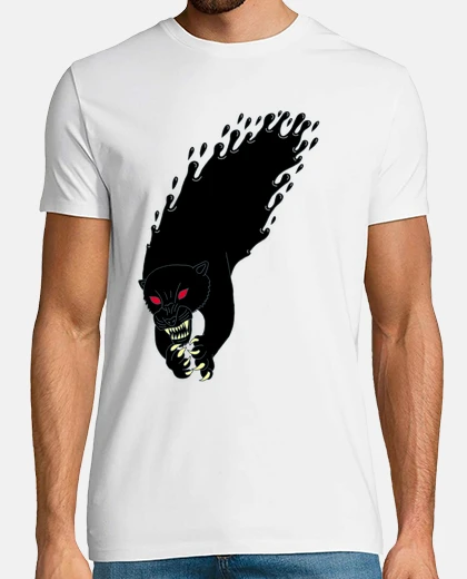 Camiseta pantera negra líquida