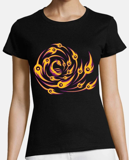 Tee-shirt paon / plumes / fenix oiseau
