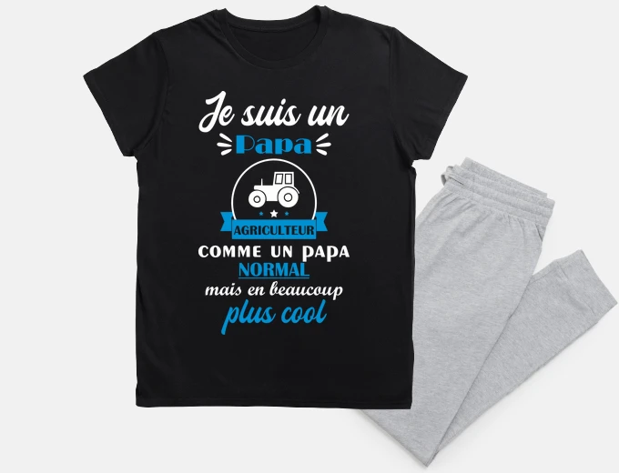 Pyjama Papa agriculteur, fête des pères