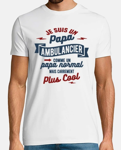 Tee-shirt Papa ambulancier