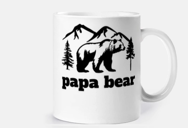 Cup Papa Bear Outdoor