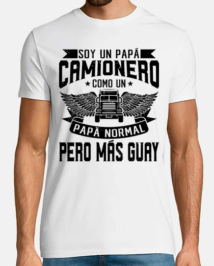 Camiseta Papa Camionero Camion