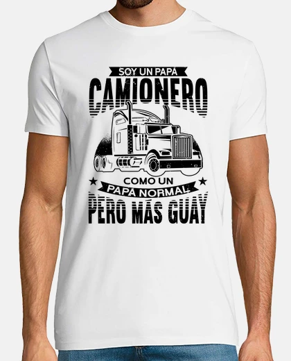 Camiseta Papa Camionero Camion