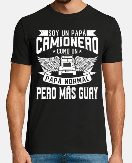 Camiseta Papa Camionero Camion