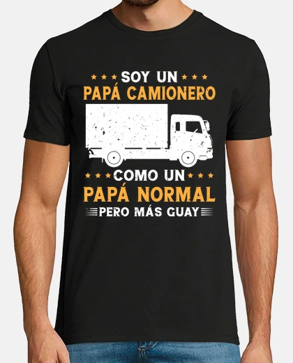 Camiseta Papá camionero divertido Regalo