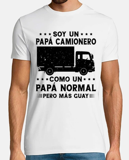 Camiseta Papá camionero divertido Regalo