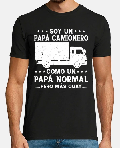 Camiseta Papá camionero divertido Regalo