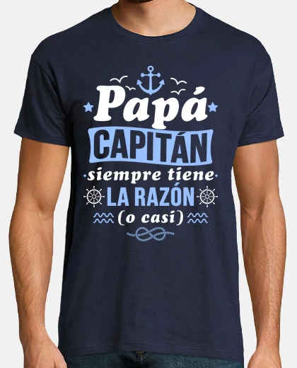 Camiseta Papá Capitán