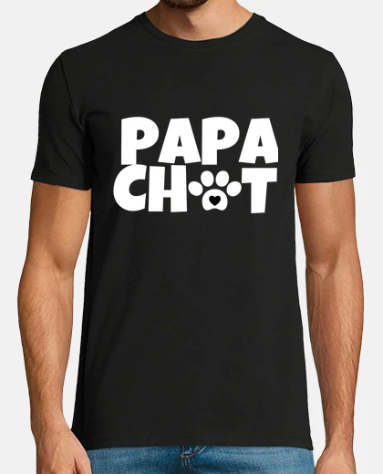 Tee-shirt papa chat