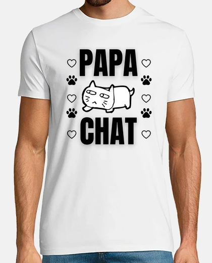 Tee-shirt papa chat