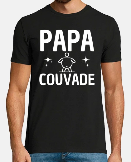 T-shirt papà covata umorismo nascita bebè