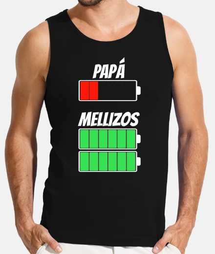 Camiseta Papa De Mellizos Nacimiento De Bateria