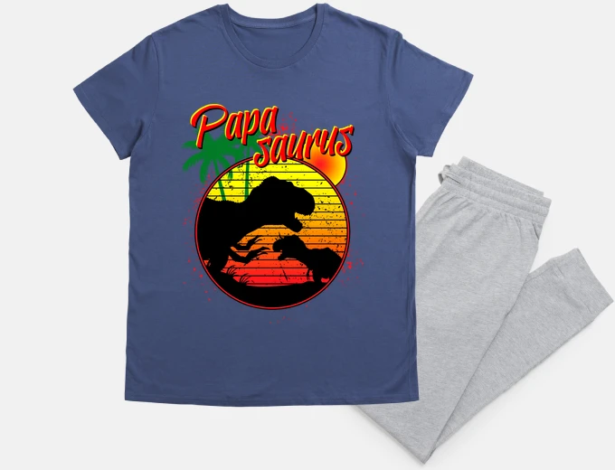 Pyjama papa dinosaure père papasaurus