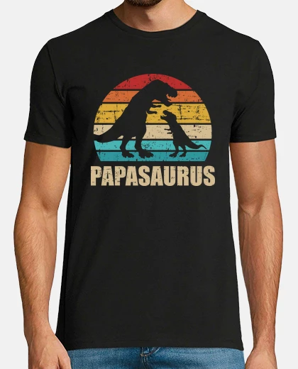 T-shirt papa dinosauro papasaurus regali per la festa del papà